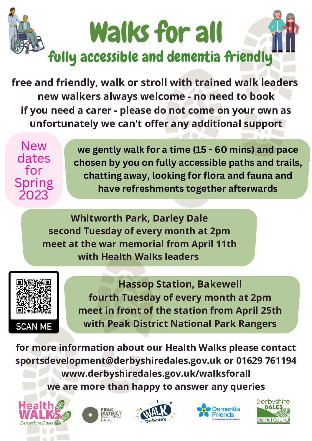 Walks for All- Fully Accessible, Dementia Friendly Walks (Hassop Station)