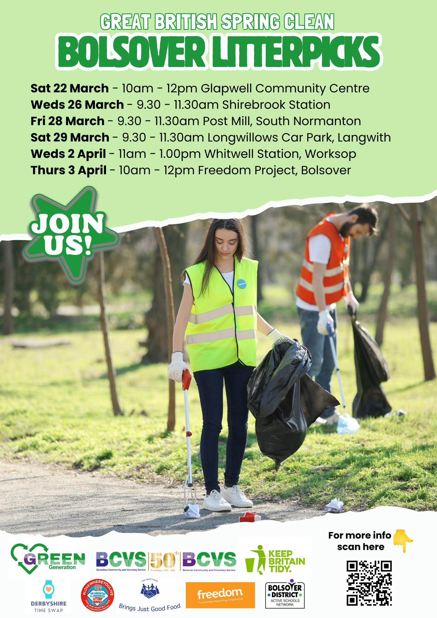 Bolsover litterpicks (Great British Clean)