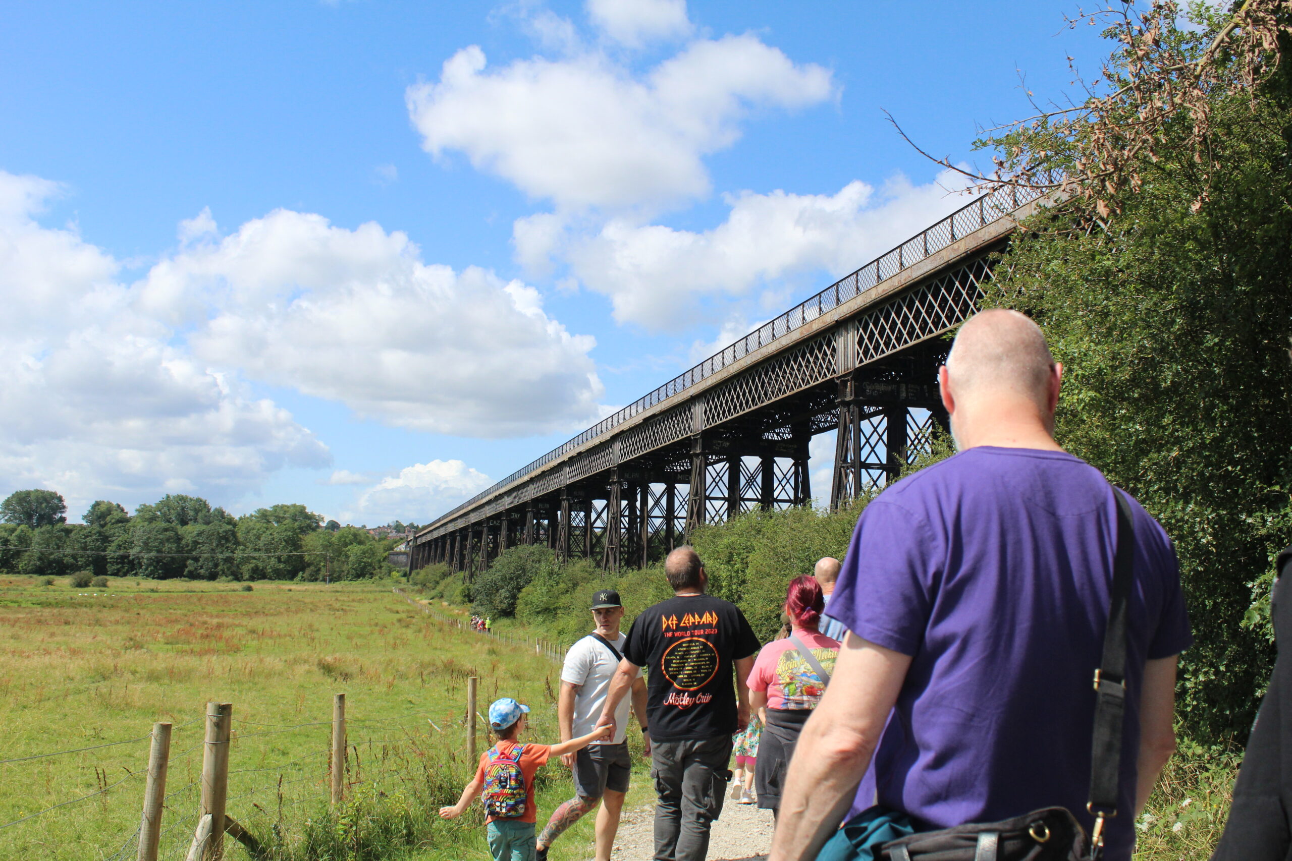 Nature Natter walking group, briefing before setting off