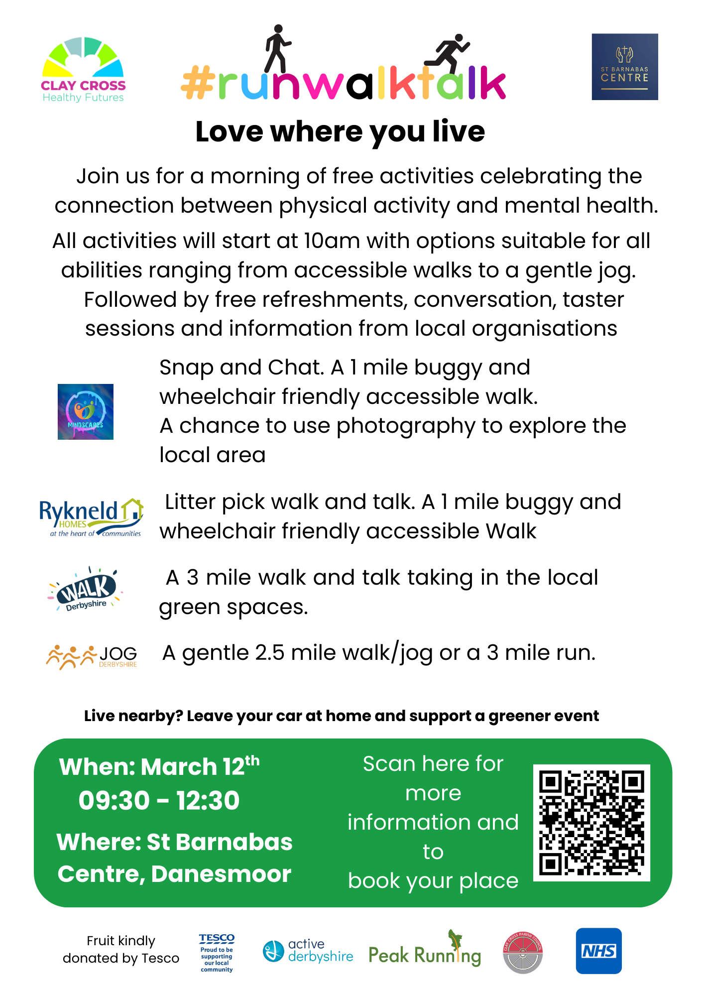 North East Derbyshire #RunWalkTalk