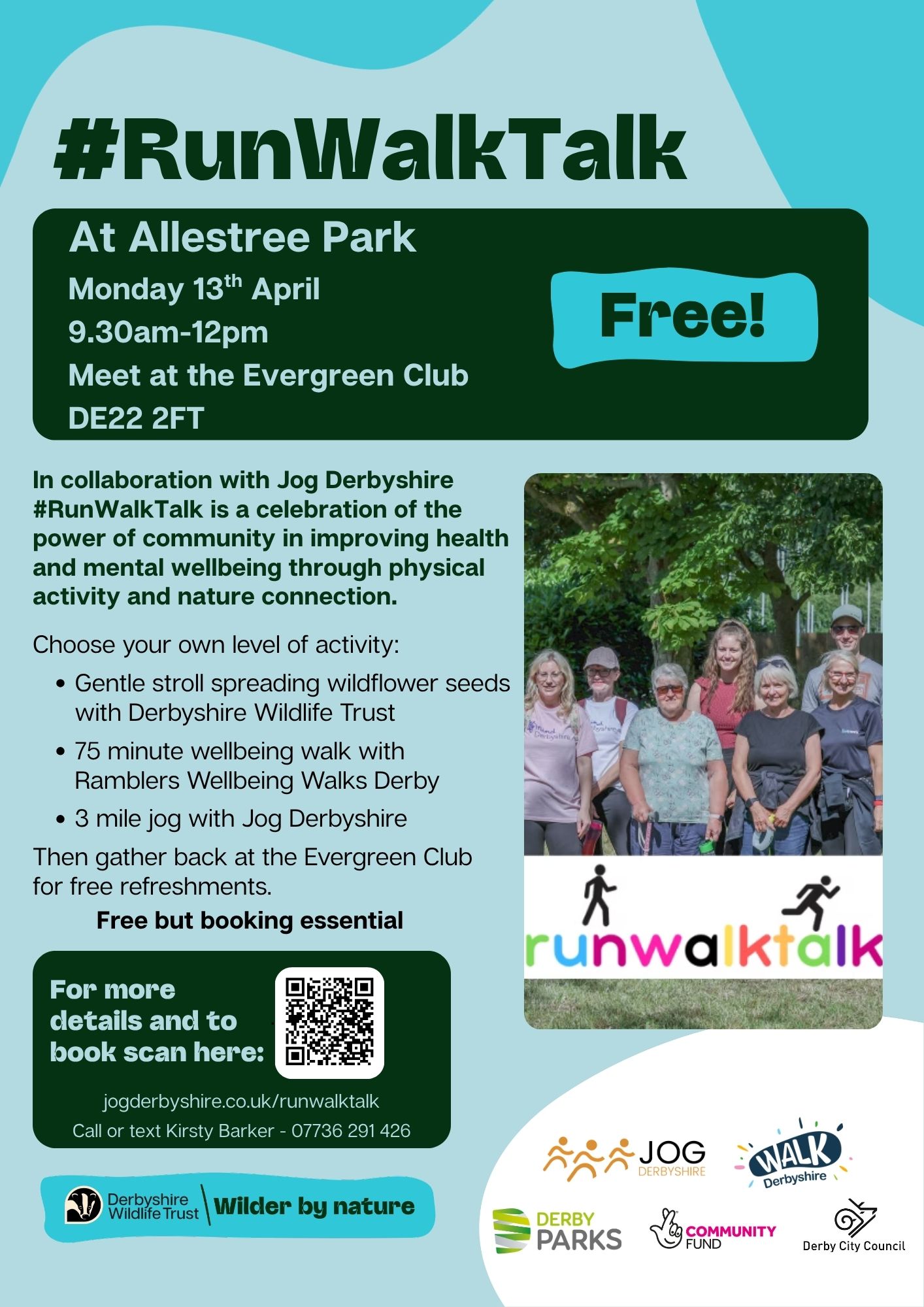 #RunWalkTalk at Allestree Park